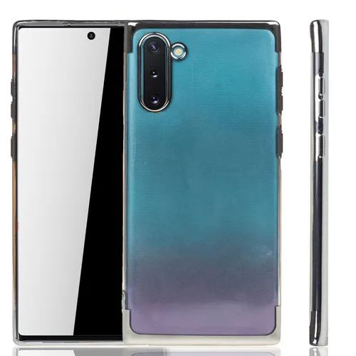 Handyhülle für Samsung Galaxy Note 10 Case Cover Schutztasche Schutzhülle Silber