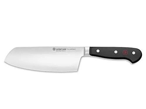 WÜSTHOF Classic Chai Dao 17 cm - Asiatisches Kochmesser - Kochmesser, ideal zum Schneiden und Hacken von Fleisch und Gemüse. Ergonomischer Griff für sicheres, ermüdungsfreies Arbeiten. Hergestellt in Deutschland, geschmiedet in Solingen.