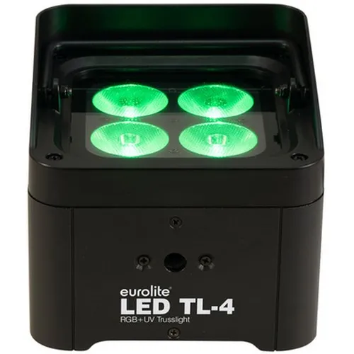 Eurolite LED TL-4 QCL RGB+UV Trusslight - Multimedia Lichttechnik mit 4 x 8 W RGB+UV-LEDs; ideal für beeindruckende Lichtshows und stimmungsvolle Events; ansteuerbar über DMX und Musiksteuerung.