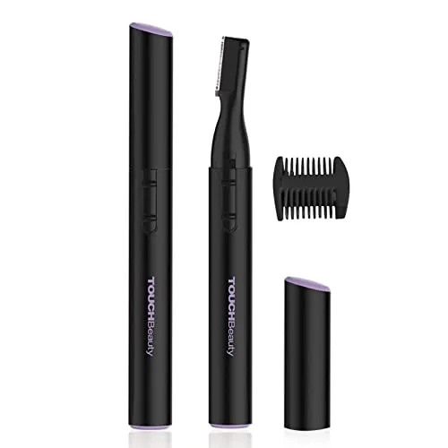 TOUCHBeauty Augenbrauentrimmer AG-815B - Kabelloser Augenbrauenrasierer für Damen mit hypoallergener Edelstahlklinge. Ideal für präzises Trimmen von Augenbrauen und Gesichtshaaren, schmerzlos und hautschonend.