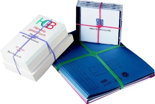 Läufer Gummibänder Gummis X-Band 80x11mm VE=30g in bunt von Läufer