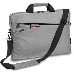 Notebooktasche 'Fashion' für 13,3 Zoll Laptops - Elegante Umhängetasche in Hellgrau, bietet optimalen Schutz mit weichem Innenfutter und gepolstertem Schultergurt – ideal für unterwegs!