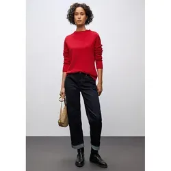 Street One Damen 3015492 Pullover mit Rollkante in Racing Red, Größe 36 EU - Stylischer Turtleneck Pullover in Racing Red, ideal für die kühle Jahreszeit. Bequeme Passform und vielseitig kombinierbar für jeden Anlass.