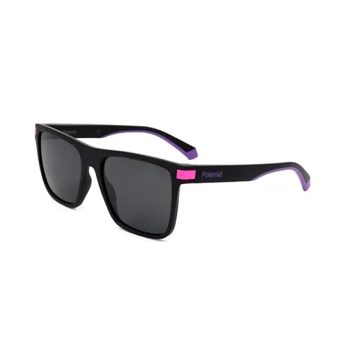 Polaroid Pld 2128/s N6T/M9 MTBLK PINK Sunglasses Unisex Polycarbonate, Standard, 55