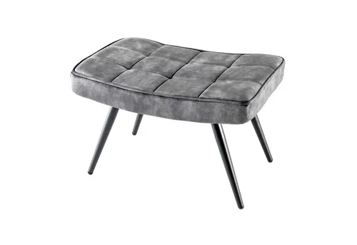 riess-ambiente Fußhocker SCANDINAVIA grau/schwarz von Riess-Ambiente