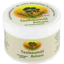 Teebaum Öl Balsam 250 ml - Cremes & Balsame, sanft pflegende Salbe mit antiseptischen Eigenschaften zur Unterstützung der Hautregeneration und ideal für trockene, strapazierte Haut.