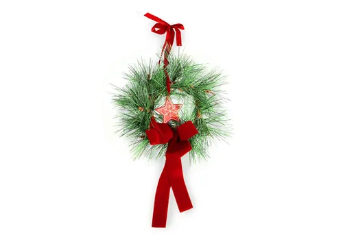 Gartenpirat Adventskranz Weihnachtskranz Türkranz künstlich, Tür & Fenster, Kiefer-Optik, Naturgetreue Tannenoptik, wiederverwendbar, individuell dekorierbar