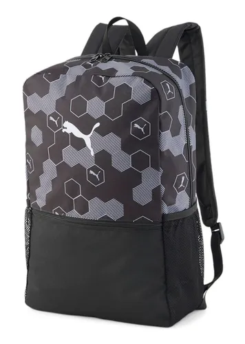 Puma Beta Rucksack Schwarz - Sportlicher Alltagsbegleiter - Rucksäcke mit geräumigem Hauptfach, speziellem Laptopfach und seitlichen Netztaschen. Hergestellt aus 20% recyceltem Material für umweltbewusste Nutzer.