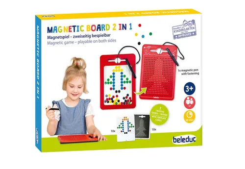 2in1 Das Magische Magnetspiel Magnetische Zeichentafel Beleduc Magnettafel Reise