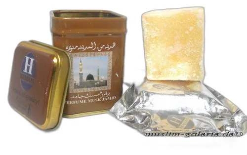 Produktbild Original HEMANI Misk Jamid Musk Duftstein Alkoholfrei *Arabische Parfüm Amber*