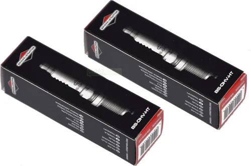 2X Zündkerze orig. Briggs&Stratton RC12YC für Briggs OHV Motor Rasenmäher 992306