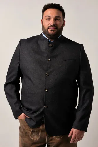 Men Plus Herren Janker in Übergröße L-8XL, Stehkragen, anthrazit - Modischer Janker für Herren in Übergrößen bis 8XL. Mit authentischer Leinenoptik, Stehkragen und leichtem Karofutter für hohen Tragekomfort. Ideal für festliche Anlässe und Alltag!','category':'Mäntel & Jacken