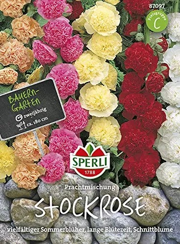 Stockrosen, Prachtmischung von Sperling