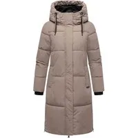 Marikoo Damen Steppmantel Michikoo mit Kapuze - Stylischer Steppmantel für Damen, ideal für kalte Tage. Mit wärmender Füllung, praktischen Magnettaschen und seitlichen Schlitzen für optimalen Komfort. Erhältlich in 10 Farben und Größen XS–3XL.