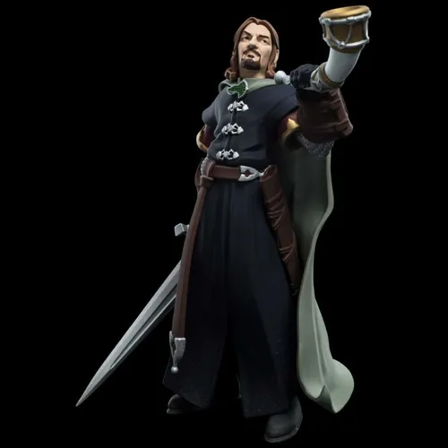 WETA Herr der Ringe Mini Epics Vinyl Figur Boromir 18 cm - Sammlerfiguren: Offiziell lizenzierte Boromir Figur aus Vinyl, ca. 18 cm groß, ideal für Fans und Sammler, kommt in einer bedruckten Geschenkbox.