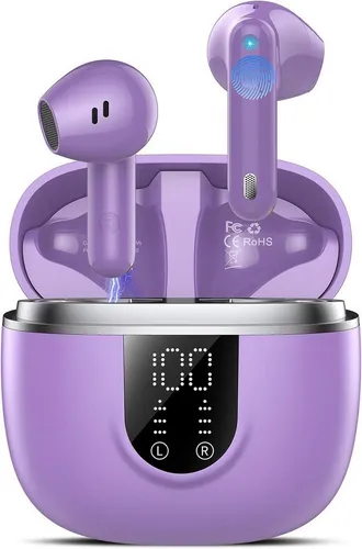 Jesebang Kabellose Ohrhörer mit Hi-Fi Sound & ENC Geräuschunterdrückung In-Ear-Kopfhörer (Bluetooth 5.4 sorgt für stabile, schnelle Verbindung und perfekte Audio-Video-Synchronisation ohne Unterbrechungen., Bluetooth mit IPX7 Schutz, 45h Akkulaufzeit & Touch-Steuerung)
