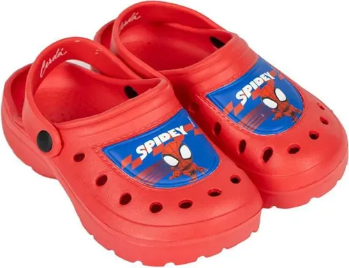 Marvel Spiderman Jungen Clogs Kinder Sandalen Badeschuhe Latschen – Rot / 22/23