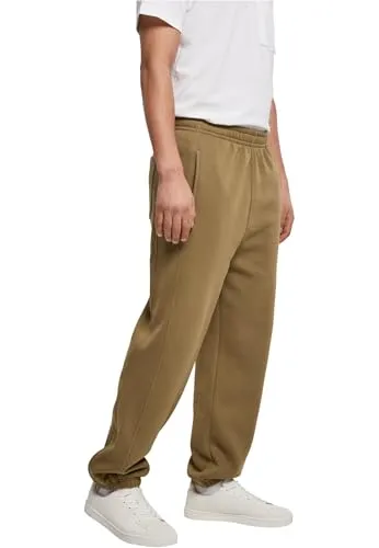 URBAN CLASSICS Herren Jogginghose - Sweatpants in Tiniolive XL - Herren-Stoffhosen, bequeme und stylische Sweatpants im Loose Fit, perfekt für Freizeit und Sport mit praktischen Nahttaschen.