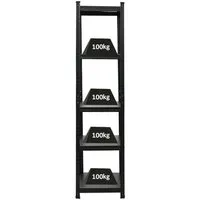 Produktbild PROREGAL All Black Series Schwerlastregal Ragnar
