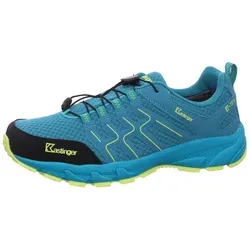 Kastinger Trailrunner Damen Wanderschuh in Blau, Größe 36 - Wanderschuhe für Damen mit K-TEX Membran: wasserfest und atmungsaktiv. Ideal für aktive Freizeitgestaltung, mit praktischem Schnellschnürsystem und rutschfester Sohle für besten Halt.