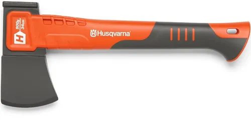 Husqvarna Universalbeil H900 - Die perfekte Hobbyaxt für Camper - Äxte & Beile - Robuste Hobbyaxt mit ergonomischem Softgrip und Antihaft-Beschichtung für müheloses Holzspalten. Ideal für Gartenarbeiten und Trekking-Aktivitäten.