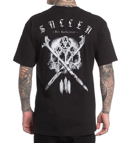 Sullen Clothing T-Shirt Lore Art Collective – Gothic Skull Design, Größe: XXL - Stylisches Sullen T-Shirt mit beeindruckendem Gothic Skull Design. Bequeme Passform und hochwertige Verarbeitung für den täglichen Tragekomfort.