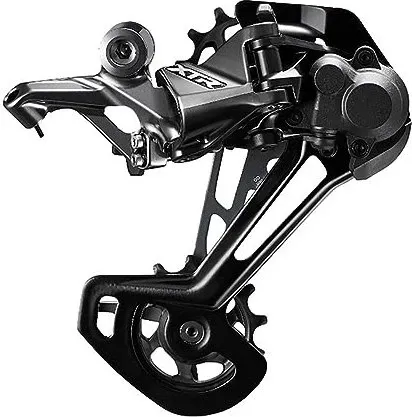 Shimano XTR Schaltwerk RD-M9100 GS 12-fach - Hochwertiges Schaltwerk für präzise Gangwechsel, entwickelt für anspruchsvolle Mountainbiker und optimale Performance im Gelände.
