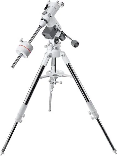 Bresser Optik 4964250 Messier EXOS-2/EQ-5 Montierung - Teleskope: Stabile Montierung mit hoher Tragfähigkeit für präzise Nachführung in der Astrofotografie und visuelle Beobachtungen, unterstützt bis zu 13 kg schwere Optiken.