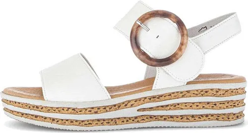 Gabor Sandaletten,Stadtbd.ü.25mm o.Fußb in beige, Gr. 3