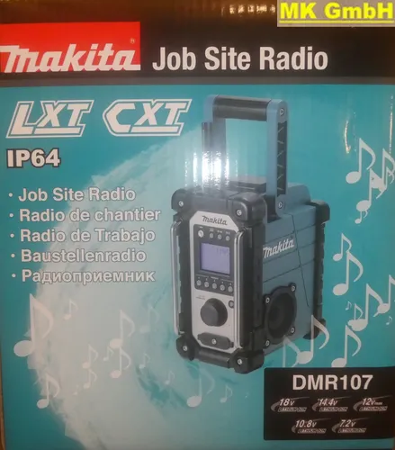 Produktbild Makita DMR107 Akku-Baustellenradio Ersatzteile