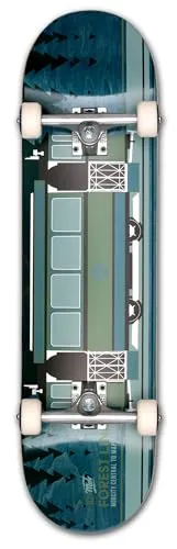 MOB Skateboard Forest 8.25 Complete - Fertig montiertes Holzboard - Cruiserboards - Ideal für Anfänger und Profis, gefertigt aus hochwertigem Ahornholz, perfekt für Skateparks und Straßen.