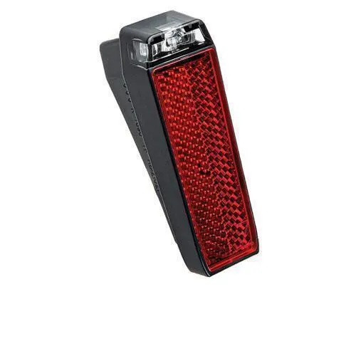 AXA Dynamo Rücklicht LED Nyx für Schutzblech - Fahrradbeleuchtung mit integriertem Dynamo, energieeffizientem LED-Licht und robustem Design in Schwarz, ideal für sicheres Fahren bei Dunkelheit.