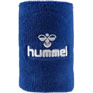 Hummel Schweißband Old School Big Wristband, blau, 12cm, für Erwachsene, 1 Stück