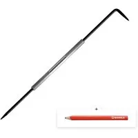 Bauheld Anreißnadel Metall 175 mm Zwei Nadeln von Bauheld