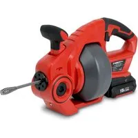 EBERTH Rohrreinigungsmaschine 7,6 m Akku