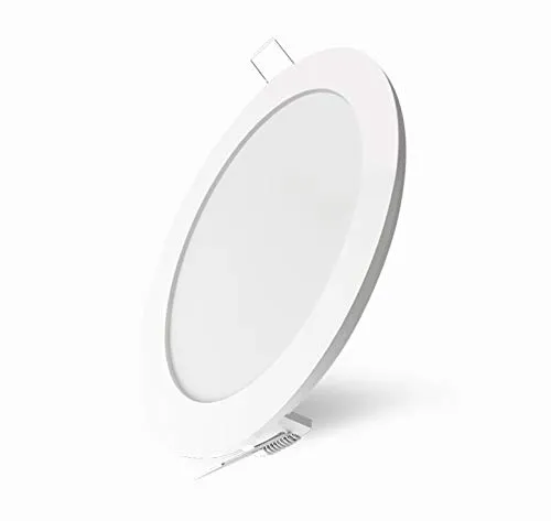 Watt Hochwertige Ultraslim LED Panel Unterputz Lichtpanel Einbauleuchte Einbaupanel Deckenleuchte Deckenlampe Rund Ø 170mm mit integriertem Trafo Neutralweiss 12