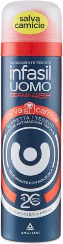 Infasil Deodorant Deo Spray Uomo Derma 48h Salva Camicie 2C-Molekül 150ml
