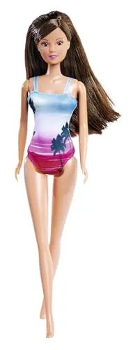 Simba Steffi Love Beach, 2-Fach Sortiert, es Wird nur EIN Artikel geliefert, Puppe im Badeanzug, 29cm Spielpuppe, ab 3 Jahren