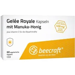 Beecraft Gelee Royale Kapseln Mit Manuka-Honig
