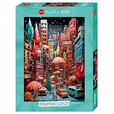Heye Puzzle 1000 Teile - Uliczny Kanion von Victor Gavrilovski - Fesselndes 1000-Teile-Puzzle mit beeindruckendem Straßenkanion-Motiv. Ideal für entspannende Stunden und zur Förderung der Konzentration.