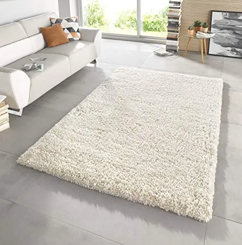 Mint Rugs Venice Hochflor Teppich 80x150 cm in beige von Hanse Home