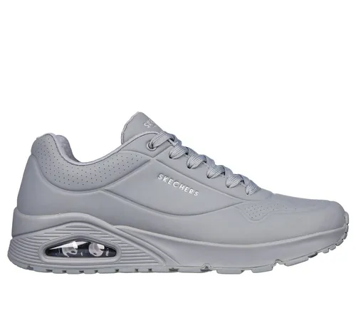 Skechers UNO STAND ON AIR Sneaker grau 48,5 EU - Sneaker in Größe 48,5 EU, leicht und bequem mit innovativer Air-Cooled Memory Foam Innensohle für optimalen Tragekomfort.
