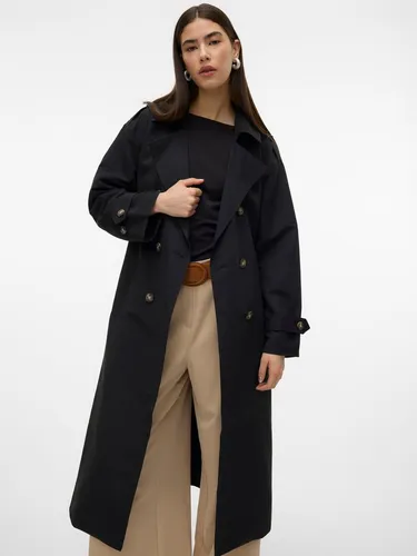 VMCHLOE Long Trenchcoat NOOS - Damen-Mäntel, eleganter Trenchcoat von VERO MODA, ideal für stilvolle Auftritte und vielseitige Outfits.