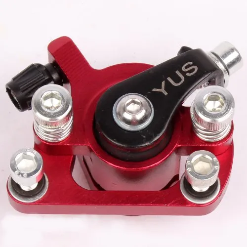 Mach1 Bremssattel Bremse Benzin oder Elektro E-Scooter/Bremsanlag Rot-Metallic