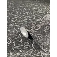 marburg Tapete Schwarz Floral Blatt - Glööckler Imperial Kollektion - Klassische Tapete in Schwarz mit floralem Blattdesign, ideal für Schlafzimmer, Wohnzimmer oder Küche. Made in Germany, ISO-zertifiziert und 10,05m x 0,70m groß.