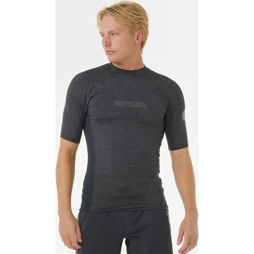 RipCurl Dawn Patrol UPF Perf Short Sleeve black marle (3442) L
