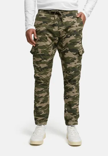 Indicode Herren Jogger-Pant INPillus mit elastischem Bund XL - Stylische Cargohose aus 98% Baumwolle und 2% Elasthan, ideal für den Alltag. Mit elastischem Bund und Kordelzug für optimalen Komfort. Perfekt für entspannte Freizeitaktivitäten.