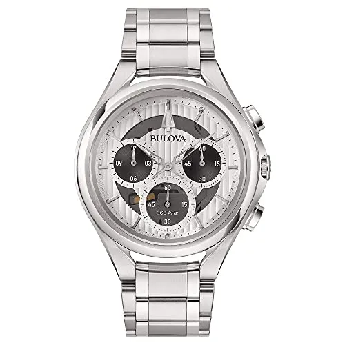 Chronograph Bulova Versilbert/ Stahl
