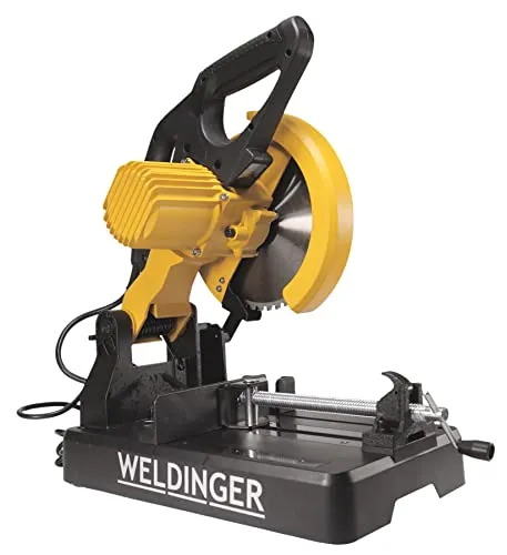 WELDINGER Metallkreissäge MS-256 Vario mit Variospeed - Handliche Tischsäge mit variabler Drehzahl von 900-1500 U/min, ideal für präzise Metallbearbeitung und hohe Leistung von 3000 W.