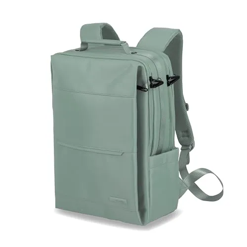 Travelite WORKFLOW Handgepäck Rucksack 15,6 Zoll - Tagesrucksäcke: Robuster Rucksack aus 100% recyceltem Material mit viel Stauraum, ideal für Reisen und den täglichen Gebrauch.